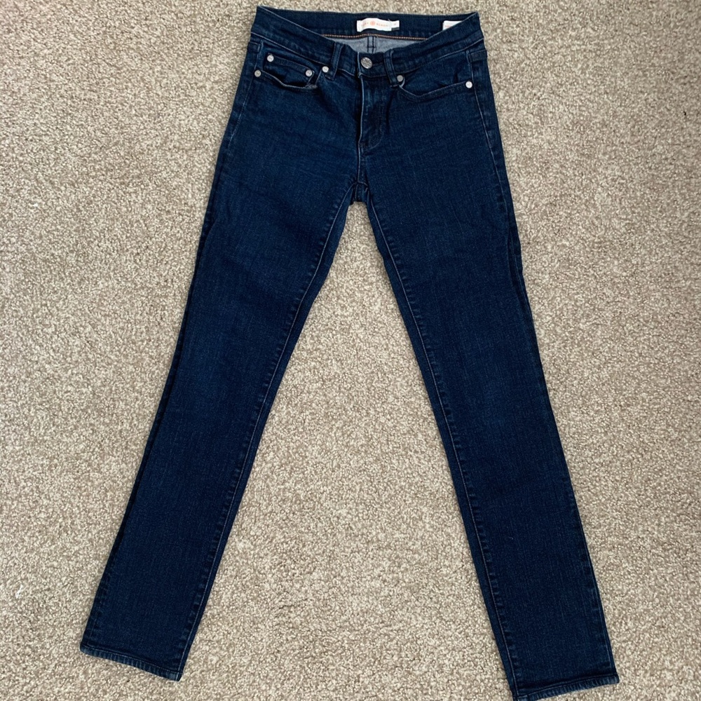 Tory Burch Super Skinny Jeans (dark)